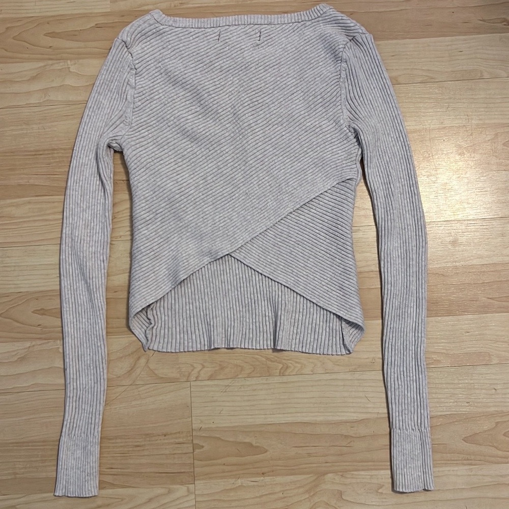 Criss cross sweater